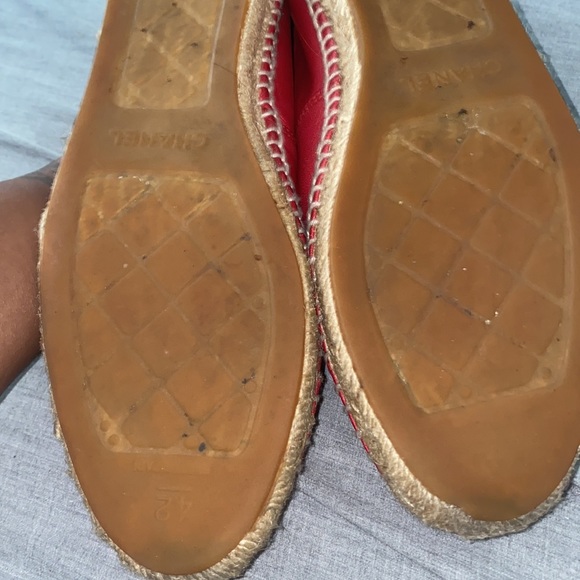 Red Chanel espadrilles - Picture 5 of 5